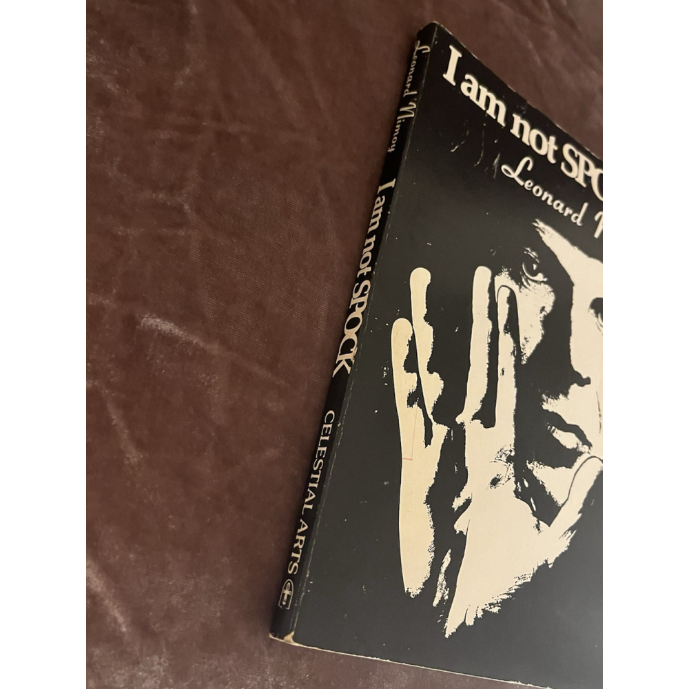 VTG I AM NOT SPOCK Leonard Nimoy 1st printing 1975 Book Star Trek SEE ALL - Picture 9 of 16